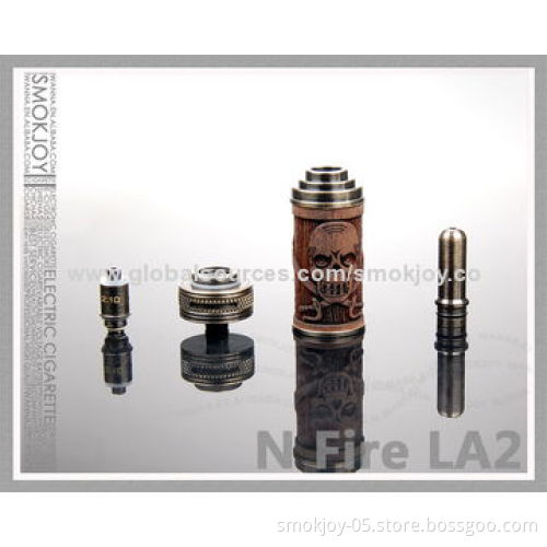 E Cigarette, N Fire LA2, Vaporizer Atomizer Wood Tank
